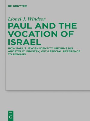 cover image of Paul and the Vocation of Israel